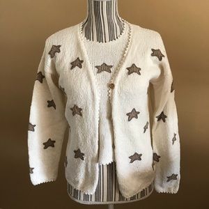 PLANET EARTH IMPORTS CHUNKY Cardigan Tank Small